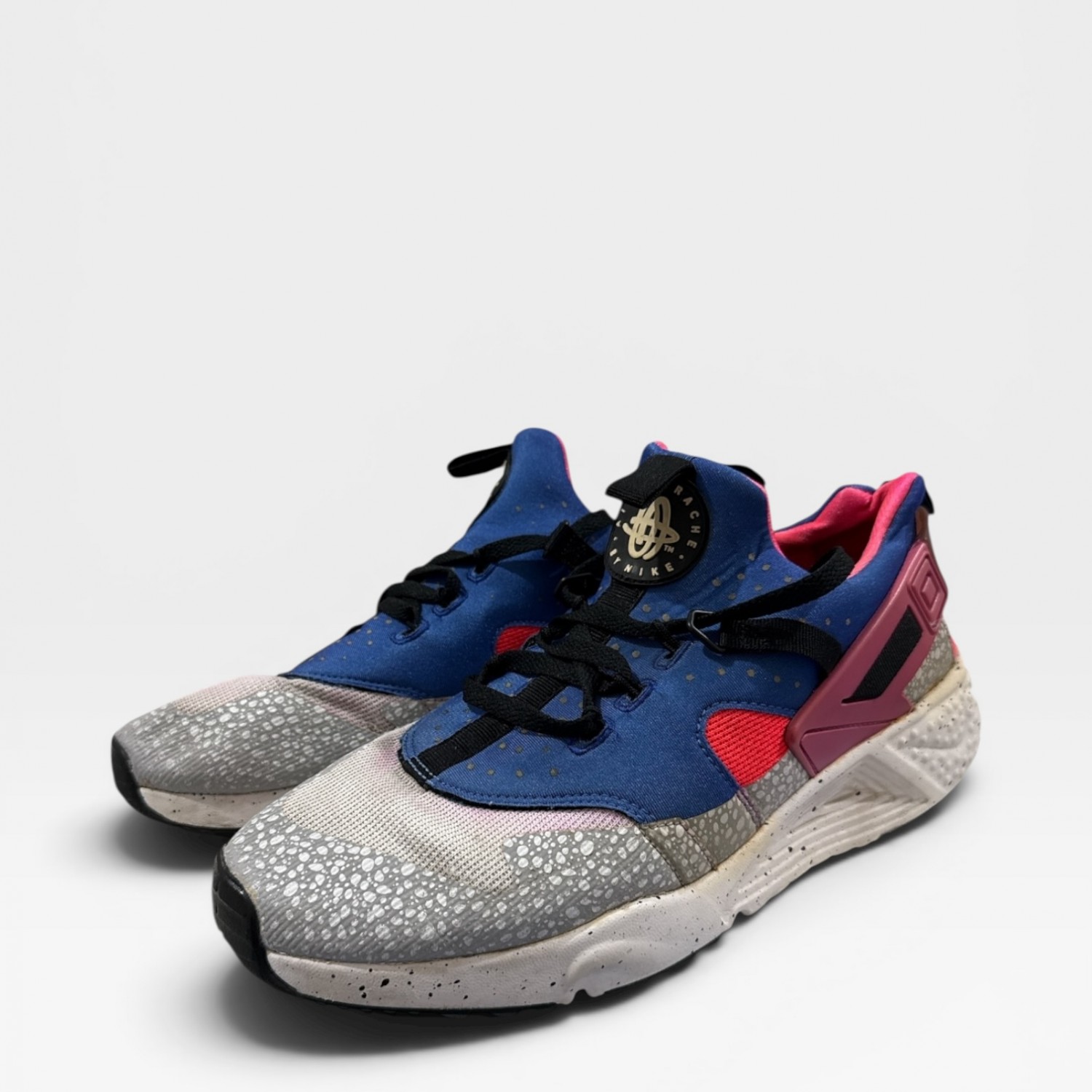 Nike Air Huarache Blue Pink Grey / Pre-Owned